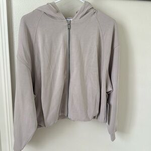 Athleta Seasoft bubble hem full zip